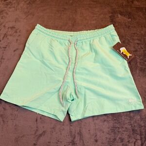 Southern Lure Swim Trunks Kids Youth Extra Large Mint Green Elastic Waist NWT
